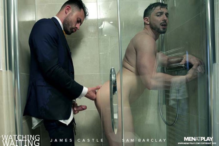 MenatPlay suited muscle hunk James Castle hot muscled dude Sam Barclay naked men hardcore ass fucking cum shower suits huge cock 001 gay porn video porno nude movies pics porn star sex photo 768x513 - Suited muscle hunk James Castle and Sam Barclay hardcore ass fucking in the shower