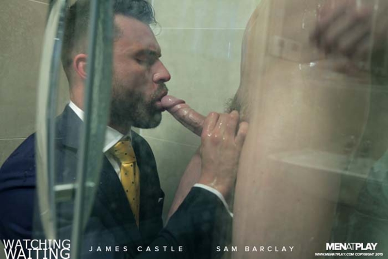 MenatPlay suited muscle hunk James Castle hot muscled dude Sam Barclay naked men hardcore ass fucking cum shower suits huge cock 009 gay porn video porno nude movies pics porn star sex photo - Suited muscle hunk James Castle and Sam Barclay hardcore ass fucking in the shower