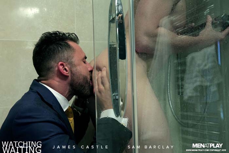 MenatPlay suited muscle hunk James Castle hot muscled dude Sam Barclay naked men hardcore ass fucking cum shower suits huge cock 012 gay porn video porno nude movies pics porn star sex photo - Suited muscle hunk James Castle and Sam Barclay hardcore ass fucking in the shower