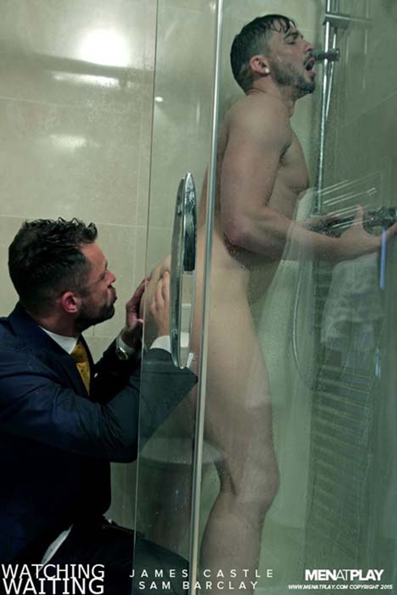 MenatPlay suited muscle hunk James Castle hot muscled dude Sam Barclay naked men hardcore ass fucking cum shower suits huge cock 020 gay porn video porno nude movies pics porn star sex photo - Suited muscle hunk James Castle and Sam Barclay hardcore ass fucking in the shower