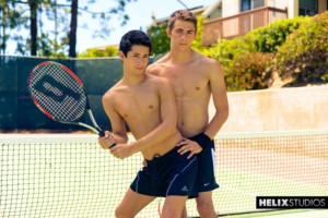 HelixStudios Liam Riley seduces Kody Knight tennis court wild outdoor sex romp country club young boy ass fucking twinks 001 tube download torrent gallery photo 300x200 - Enigmatic Boys sexy young boy Mikele strips off his tight undies and jerks his small soft cock