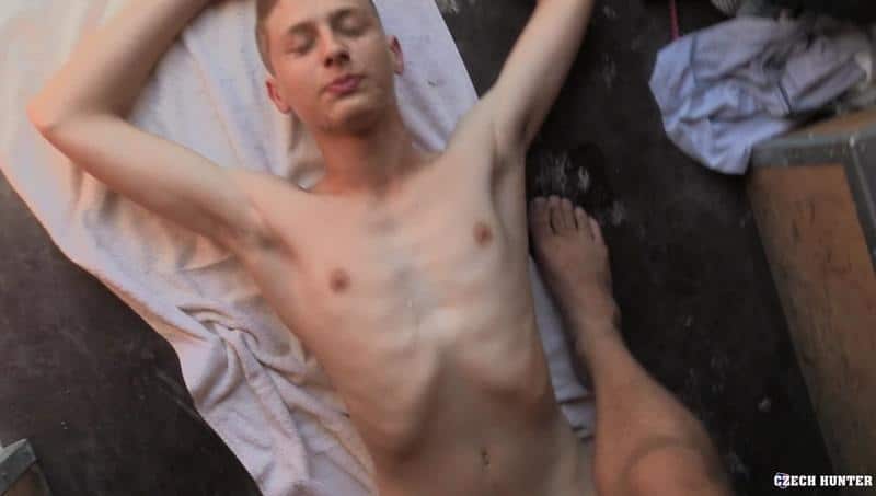 Czech Hunter 661 hottie young straight stud stripped fucked in back of a van 32 gay porn pics - Czech Hunter 661 hottie young straight stud stripped and fucked in the back of a van