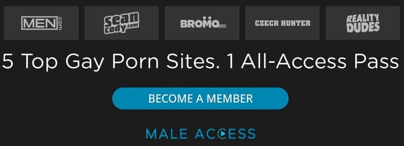 5 hot Gay Porn Sites in 1 all access network membership vert - Hairy muscle hunk Morgxn Thicke’s massive thick dick fucking hottie twink Dylan Hayes’s bubble butt